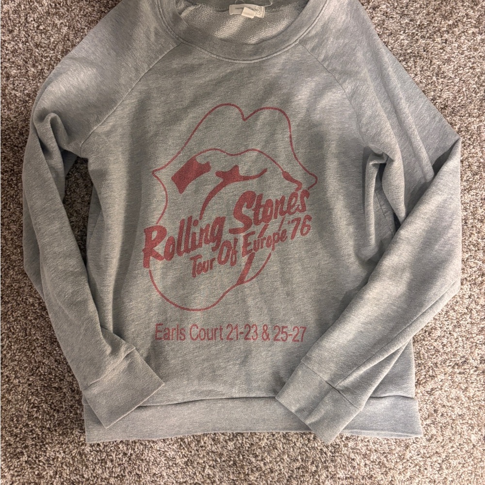 Rolling Stones Gray Sweatshirt